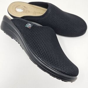 Fly Flot Black Mesh Slip-On Comfort Shoes Womens 41